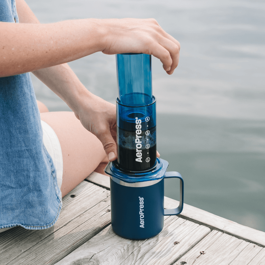AeroPress Travel Coffee Mug - Stainless Steel - Image 4